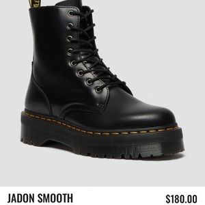 doc marten’s platformed boot